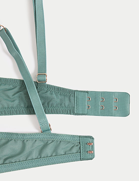 Kalina Silk & Lace Wired Balcony Bra A-E