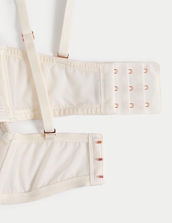 Πολυμορφικό σουτιέν Trousseau με μπανέλα και κέντημα (A-E)