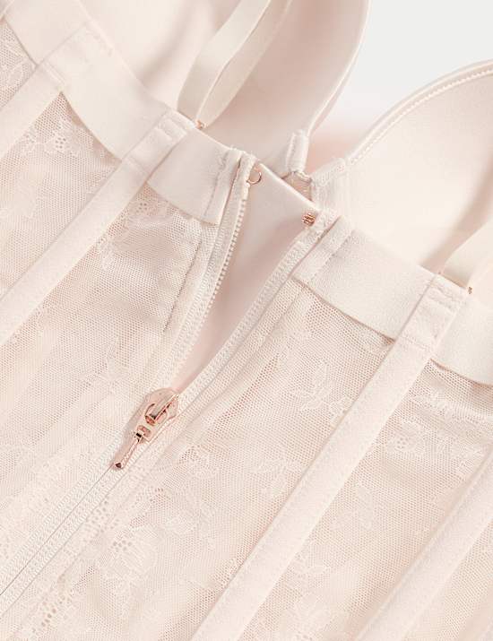 ContourWear Lace Wired Push Up Corset A-DD