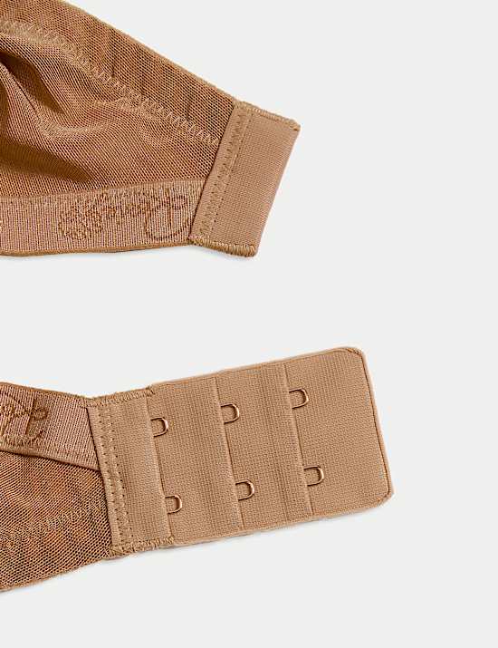 Balconette-Bügel-BH mit Seide und Spitze (F–H)