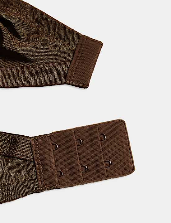 Silk & Lace Wired Balcony Bra F-H