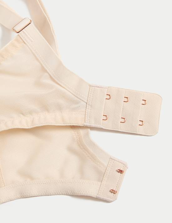 Minimizer-BH aus Seide mit Bügel und Spitze