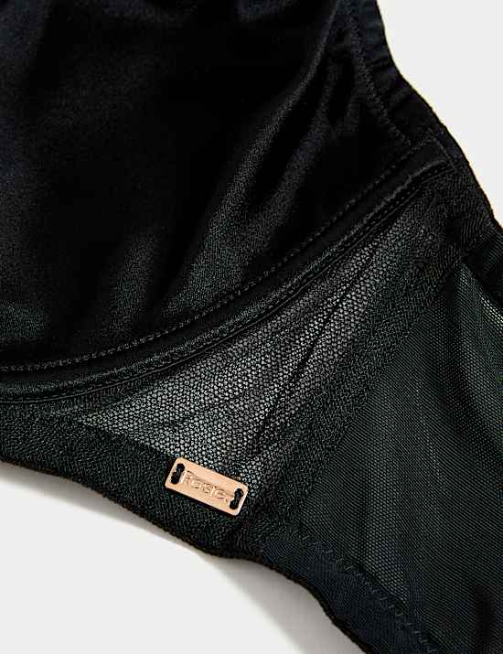 Silk & Lace Wired Minimiser Bra