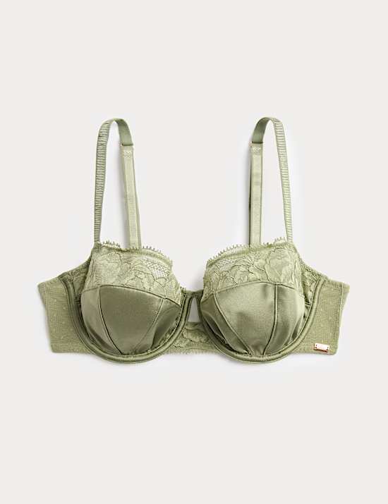 Silk Wired Balcony Bra (A-E)