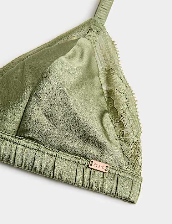 Soutien-gorge bustier sans armature en soie, bonnets A &agrave; E