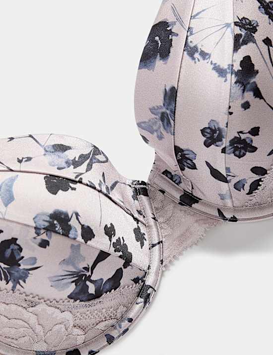 Senna Silk & Lace Wired Full Cup Bra A-E