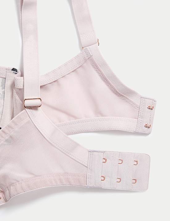 Dekoltová podprsenka Senna s kosticemi, hedvábím a krajkou