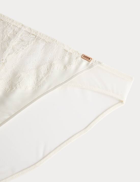 Forget Me Not Lace High Leg Knickers