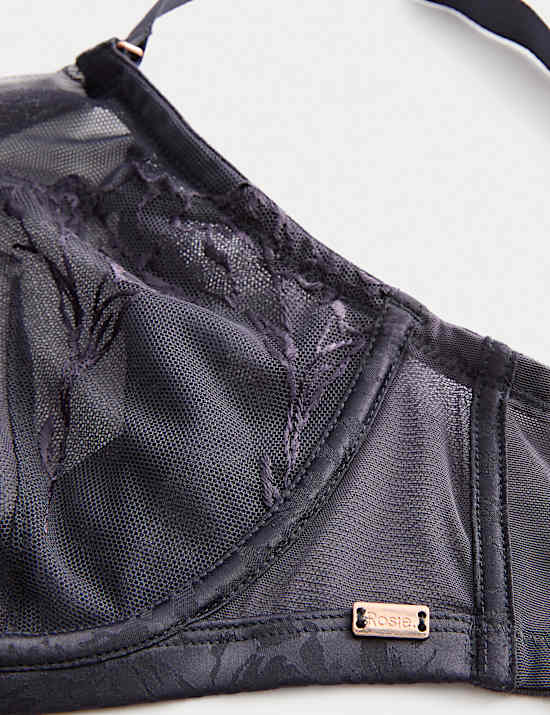 Lisianthus Embroidery Wired Balcony Bra (F-H)