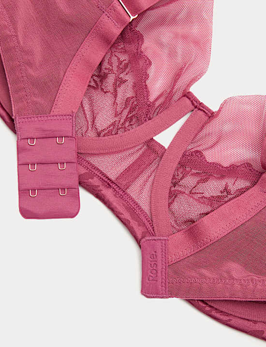 Lisianthus Embroidery Wired Balcony Bra (F-H)