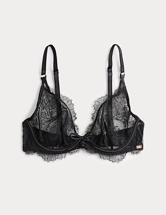 Forget Me Not Lace Wired Plunge Bra