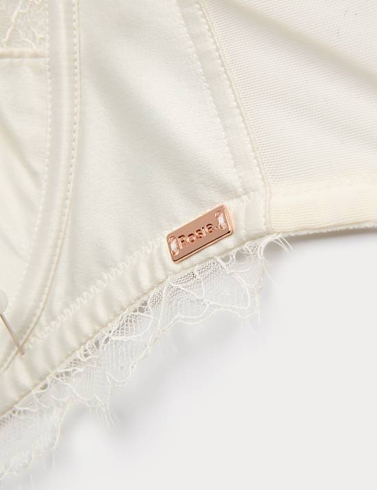 Forget Me Not Satin Wired Balcony Bra (F-H)