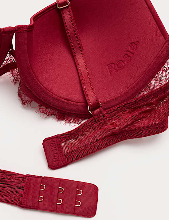 Forget Me Not Satin Wired Demi Cup Bra (A-E)