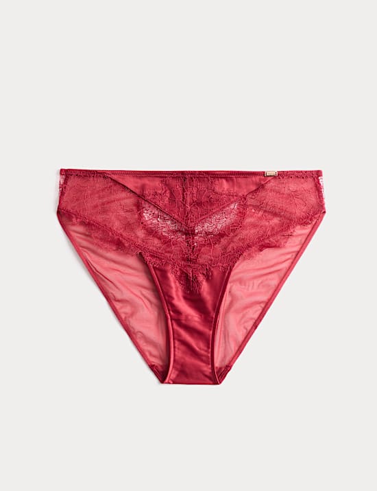 Forget Me Not Lace High Leg Knickers