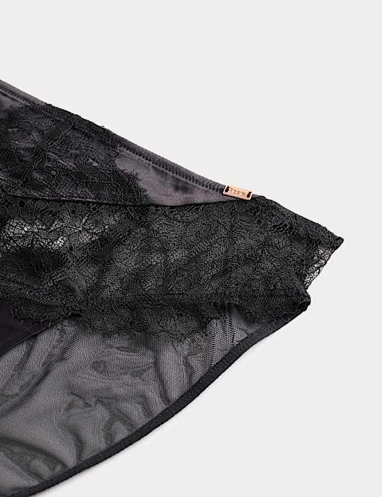 Forget Me Not Lace High Leg Knickers