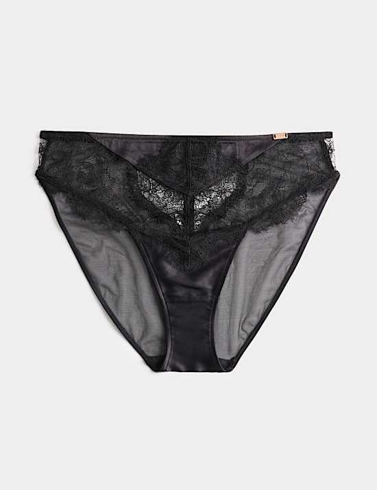 Forget Me Not Lace High Leg Knickers