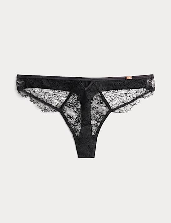 Forget Me Not Lace Thong