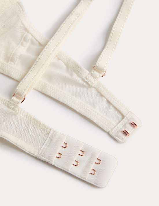 Forget Me Not Satin Wired Plunge Bra (A-E)