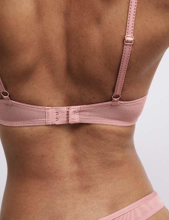 Forget Me Not Lace Wired Plunge Bra (A-E)