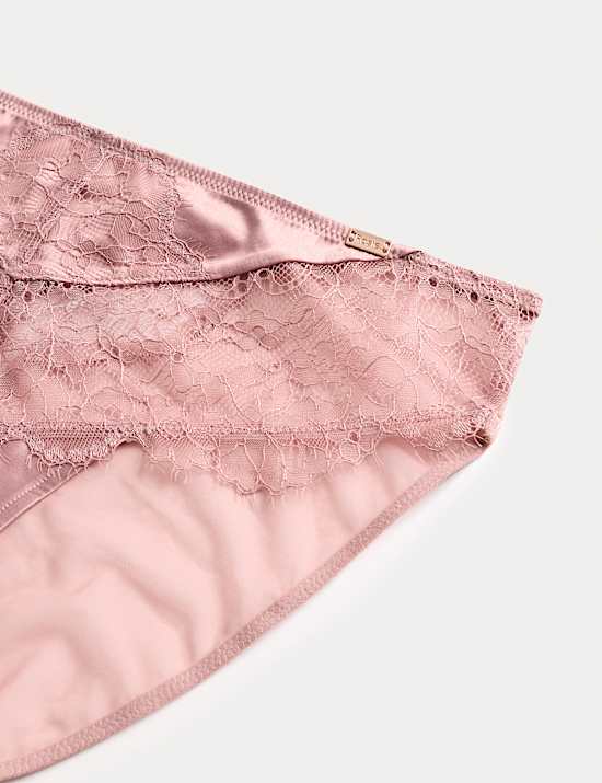 Forget Me Not Lace High Leg Knickers