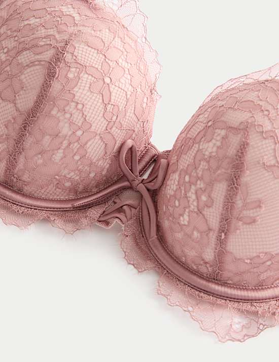 Forget Me Not Lace Wired Balcony Bra A-E