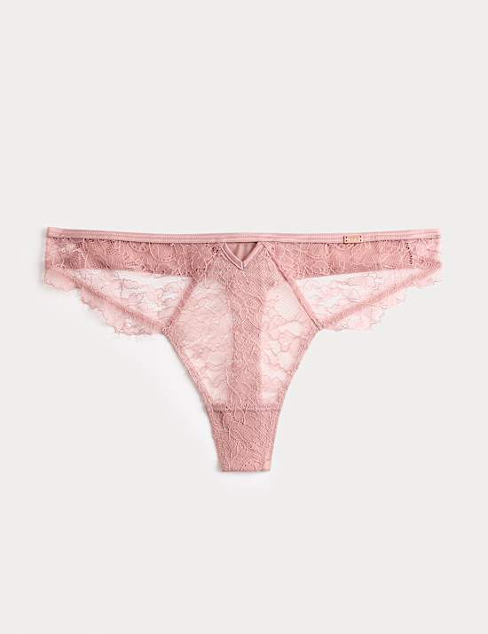 Forget Me Not Lace Thong