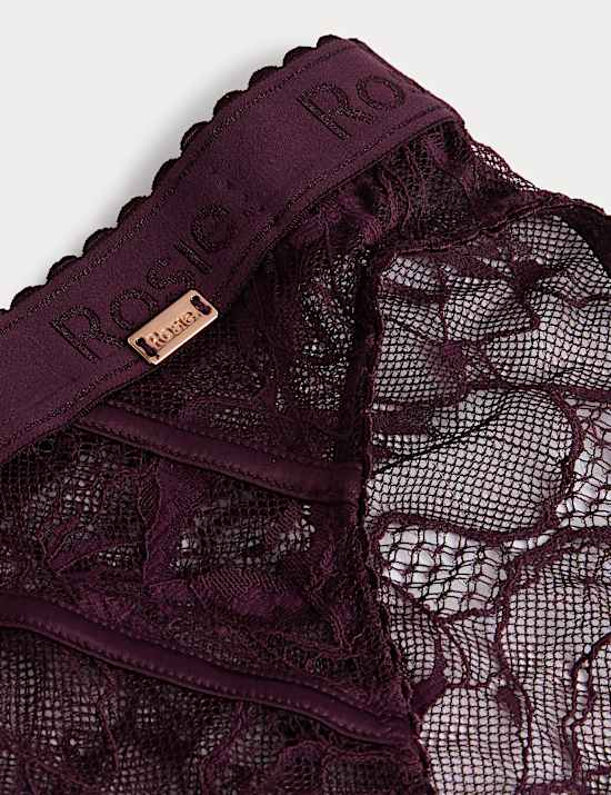 LaceWear High Waisted High Leg Knickers