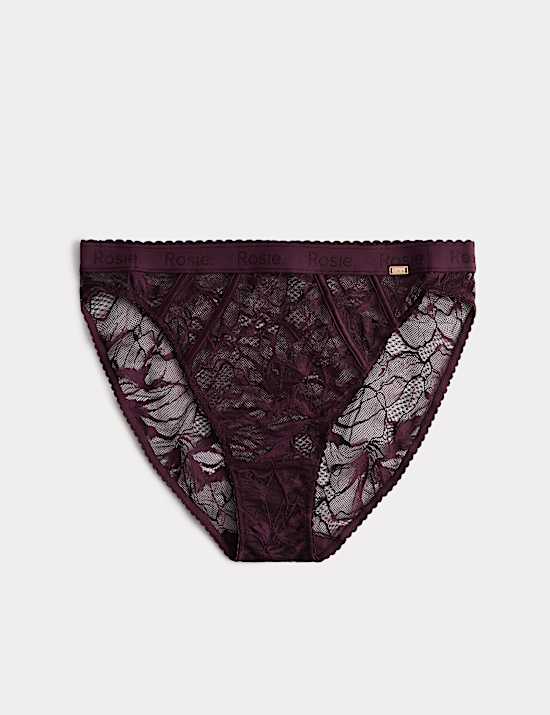 LaceWear High Waisted High Leg Knickers