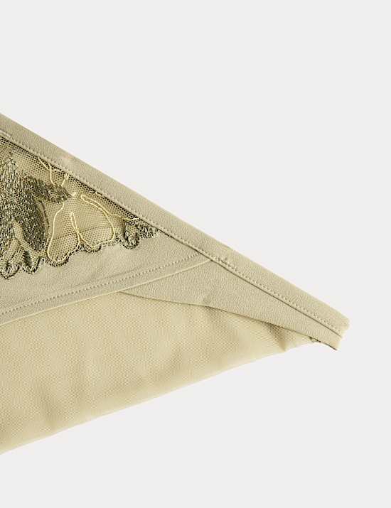 Ianthe Embroidery Brazilian Knickers