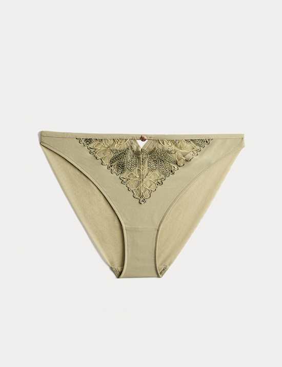 Ianthe Embroidery High Leg Knickers