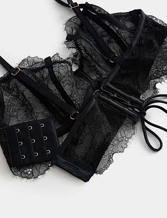 Liana Lace Wired Plunge Cami Bra (A-E)