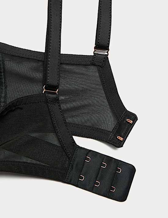 Liana Silk & Lace Wired Balcony Bra (F+)