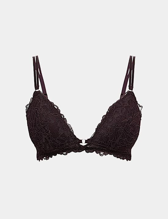 Sabine Lace Non Wired Plunge Bra A-E