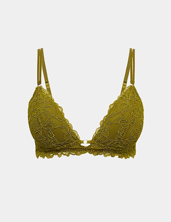 Sabine Lace Non Wired Plunge Bra A-E