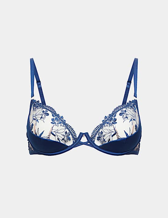 Alessia Embroidery Wired Balcony Bra (A-E)