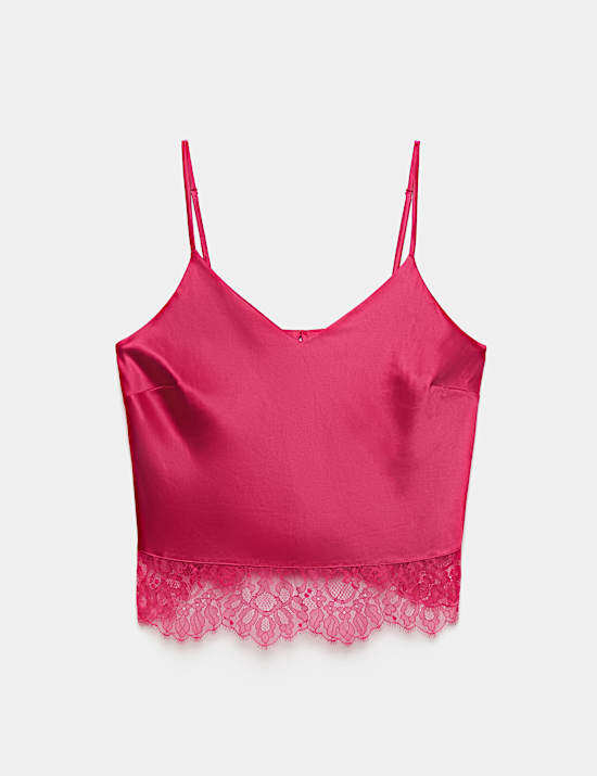 Satin & Lace Strappy Camisole
