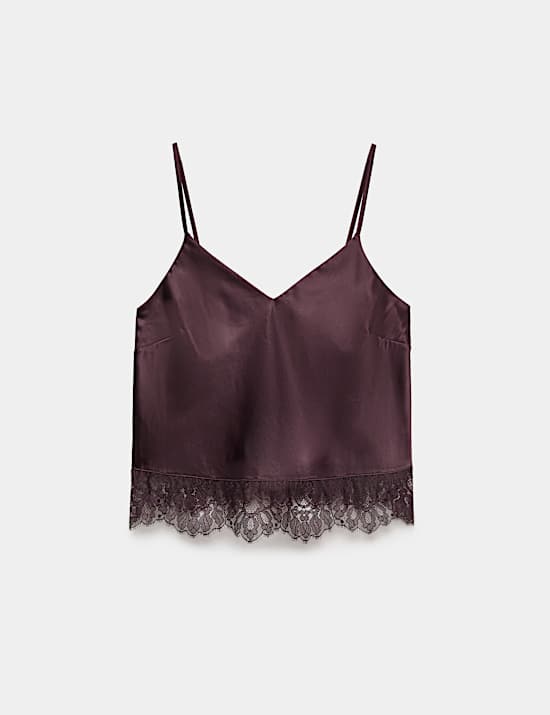 Satin & Lace Strappy Camisole