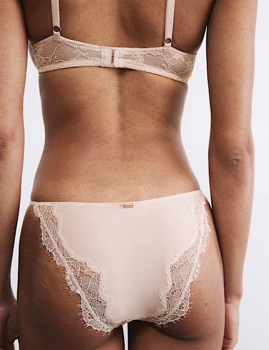 Braguitas brasile&ntilde;as estilo tanga con encaje Nolana