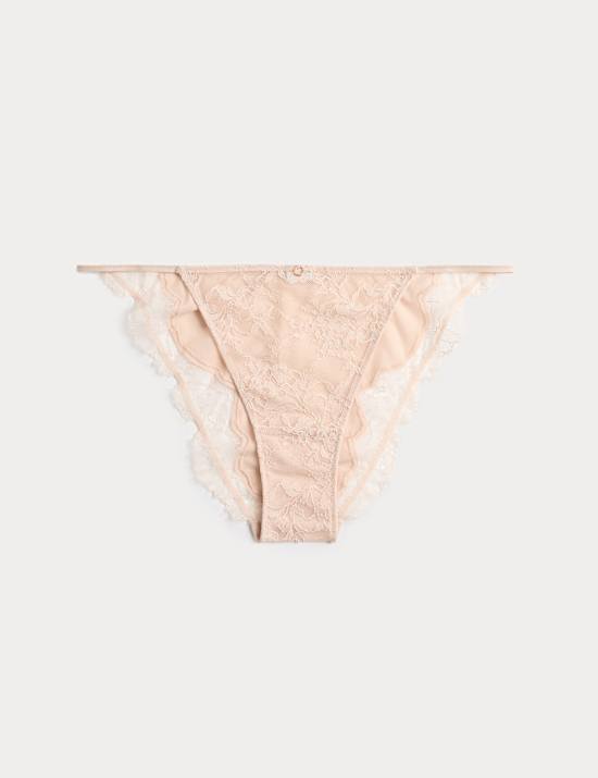 Braguitas brasile&ntilde;as estilo tanga con encaje Nolana