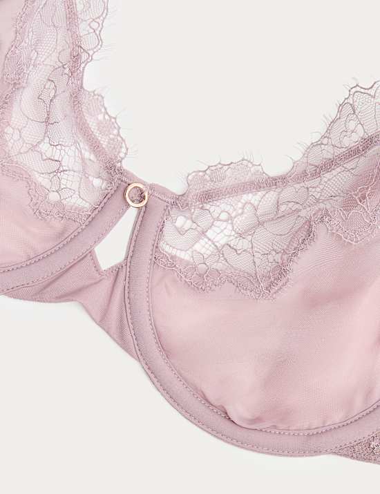 Nolana Lace Wired Balcony Bra (A-E)