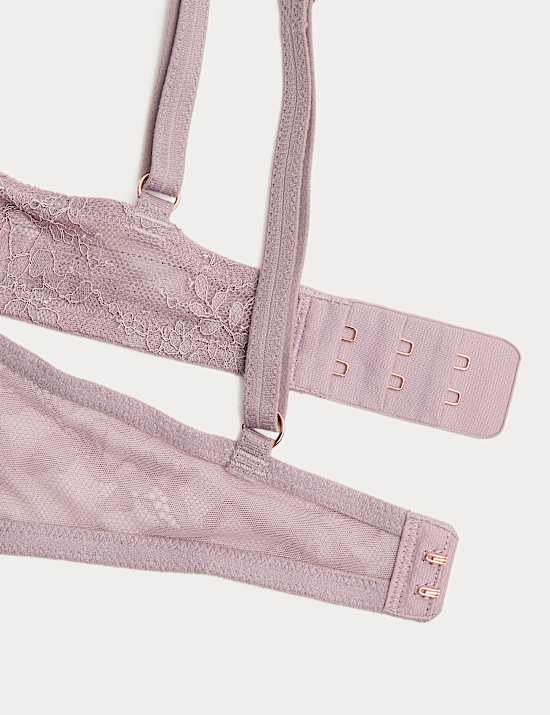 Nolana Lace Wired Balcony Bra (A-E)