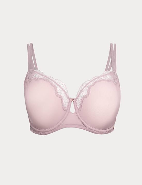 Balconette-bh met kant en beugel, model Nolana (F-H)