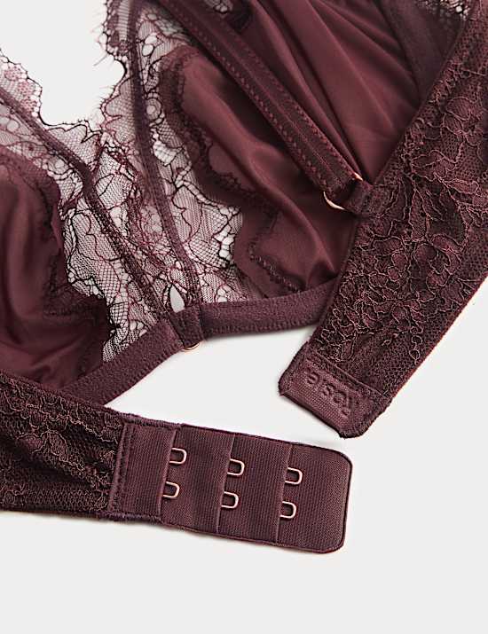 Soutien-gorge plongeant Nolana &agrave; armatures et dentelle, bonnets A &agrave; E