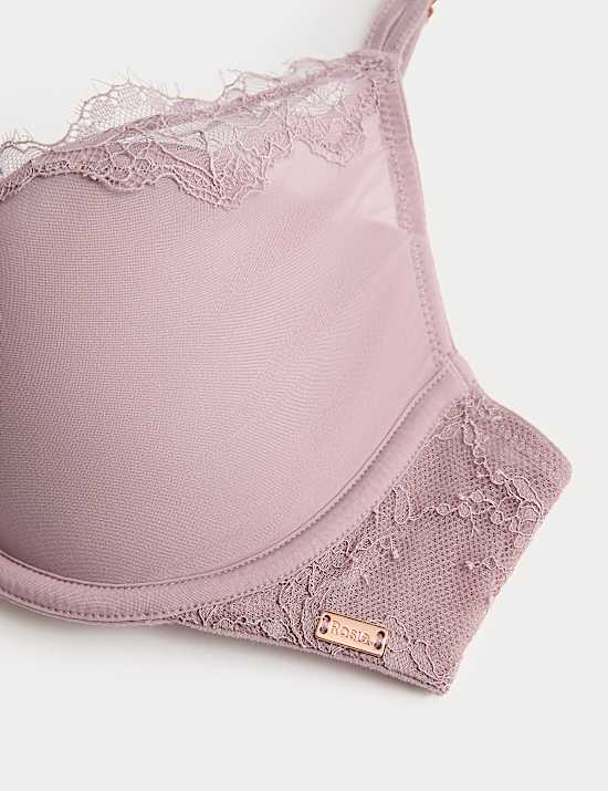 Nolana kanten beugelbeha met diepe V-hals