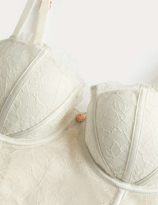 Forget Me Not Lace Balconette Corset (A-DD)