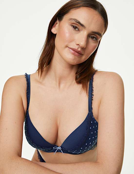 Anna Lace Wired Push-Up Bra A-E