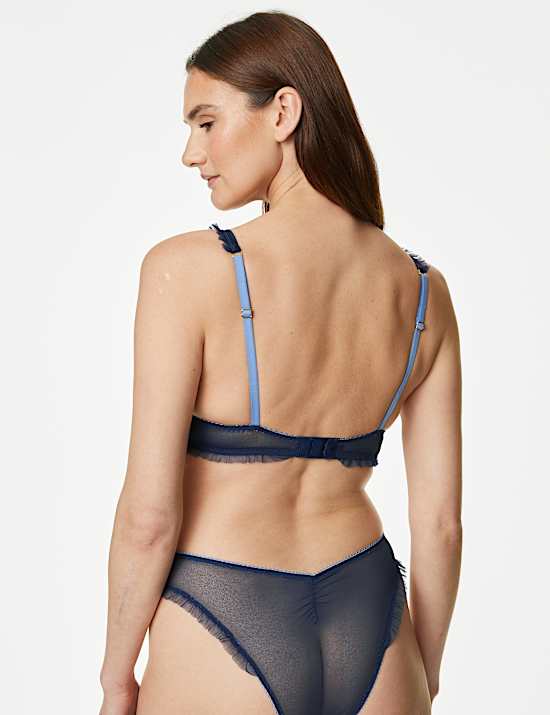 Anna Lace Wired Push-Up Bra A-E