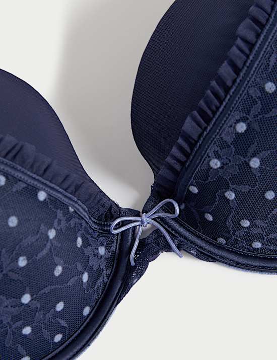 Anna Lace Wired Push-Up Bra A-E