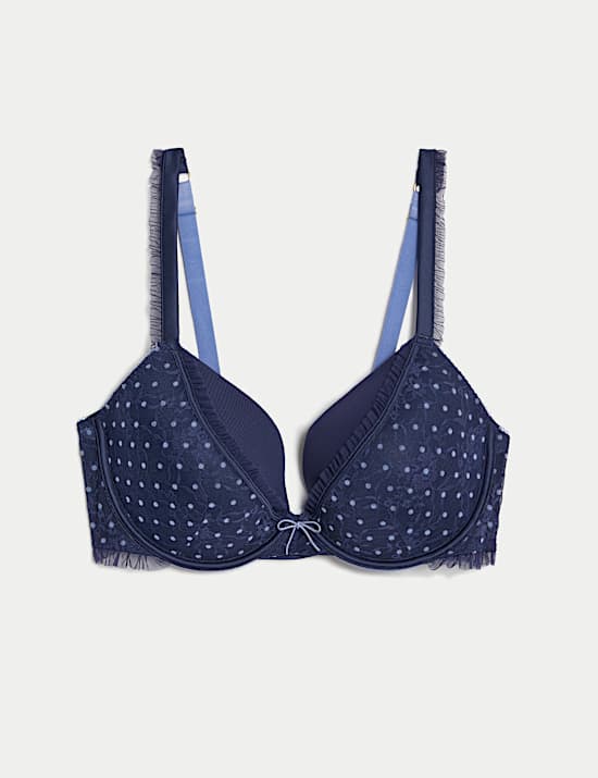 Anna Lace Wired Push-Up Bra A-E