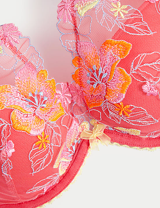 Soutien-gorge plongeant à armatures et broderies Josefine (bonnets A&nbsp;à&nbsp;F)